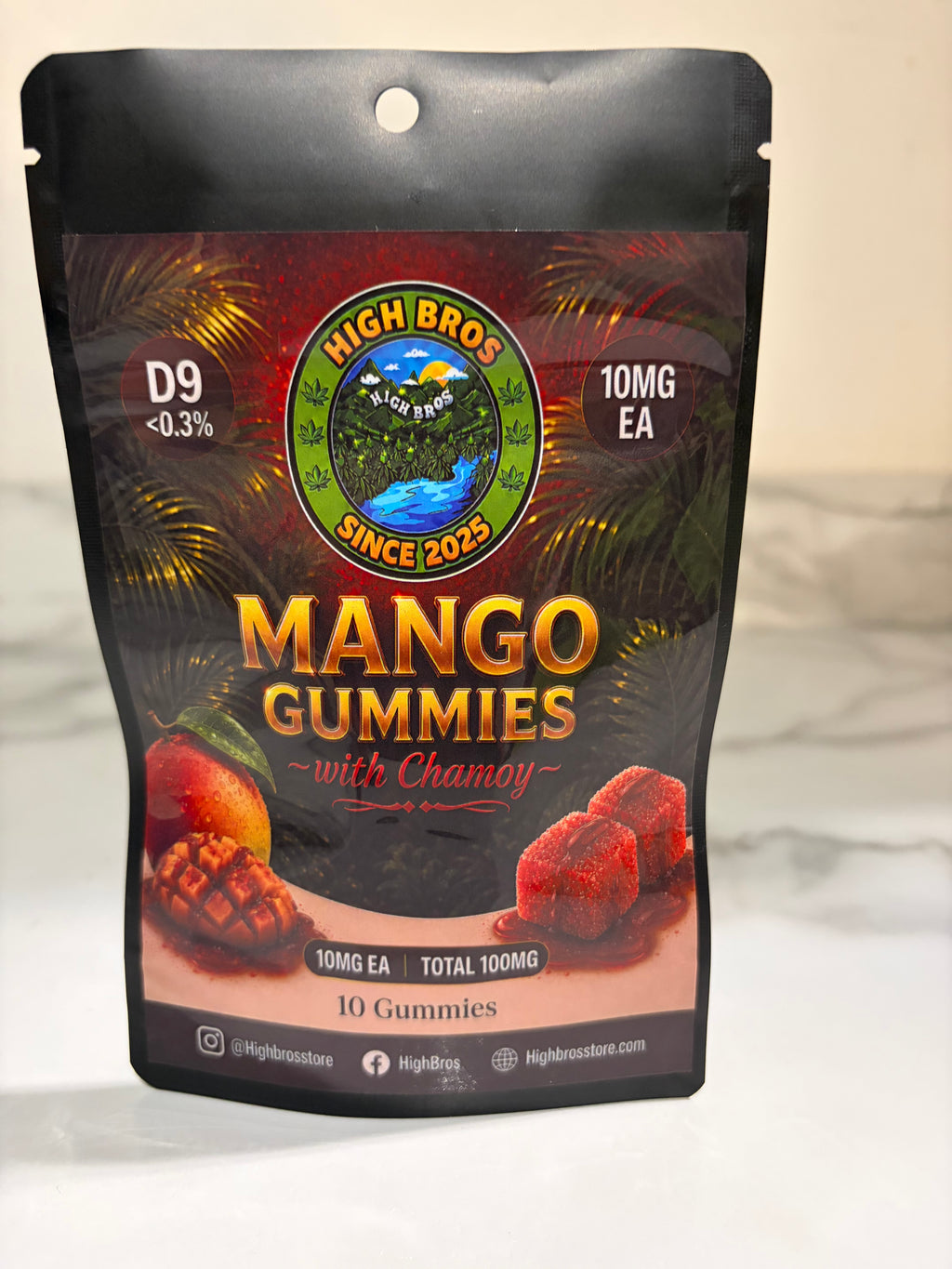 Mango Chamoy D9 Gummies